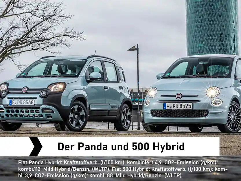 Fiat 500 Hybrid und Panda Hybrid